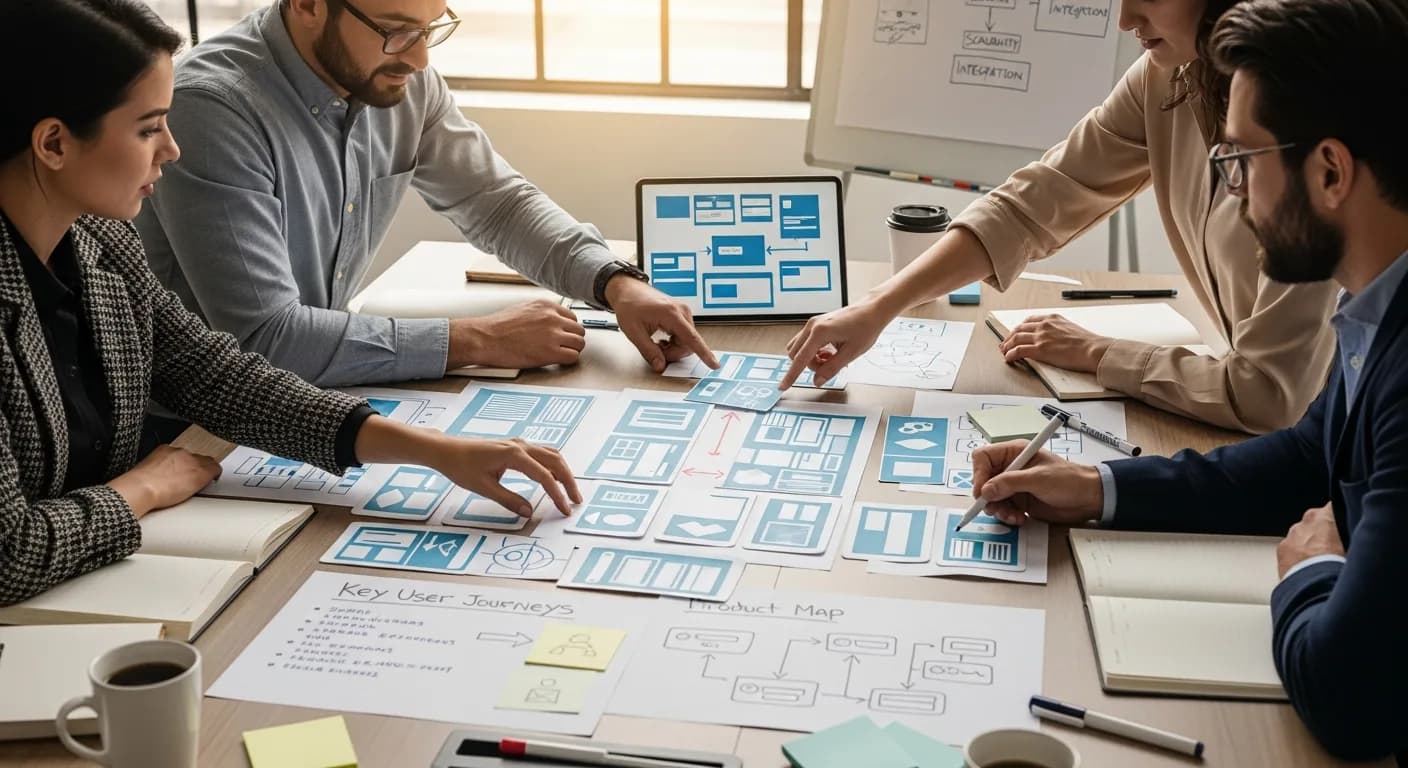Atelier Product Design avec prototype logiciel B2B et parcours utilisateur